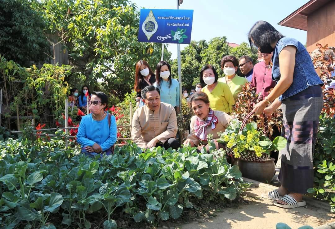 ผู้ว่าราชการจังหวัดเชียงใหม่ เปิดปฏิบัติการ “ปลูกผักสวนครัว เพื่อสร้างความมั่นคงทางอาหาร” และ โครงการ “ทางนี้มีผล ผู้คนรักกัน” ปี 2566 ที่ อำสันป่าตอง พบ ประชาชนได้รับประโยชน์เป็นอย่างมากจากการมีผักสวนครัวไว้กินเองและจำหน่าย ล่าสุด มีครัวเรือนเข้าร่วมโครงการแล้วกว่า 21,000 ครัวเรือน